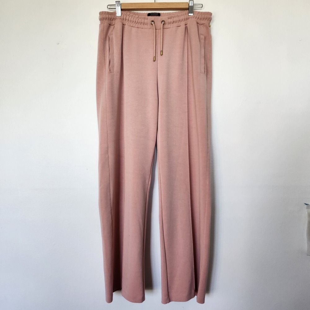 Scotch Soda Maison Scotch Sun Ray Pink Wide Leg Sweatpants Drawstring XL